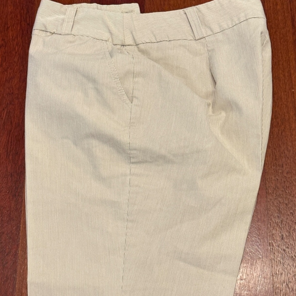 Pantology Khaki and Cream Bermuda Shorts